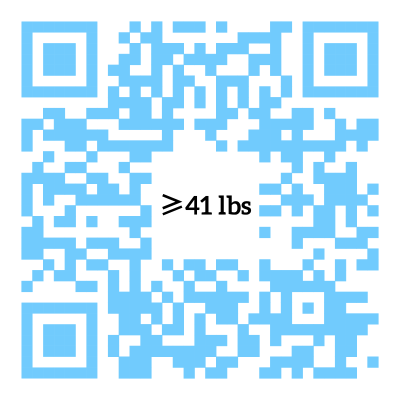 41 lbs or More